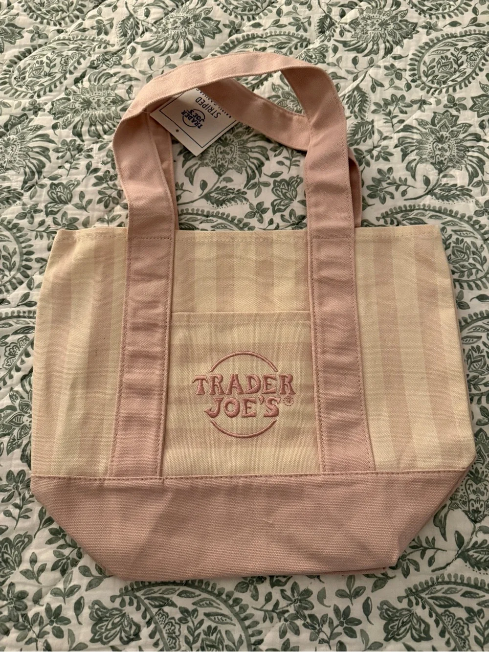 Trader Joe’s Summer of 2026, set of mini stripped totes. New!